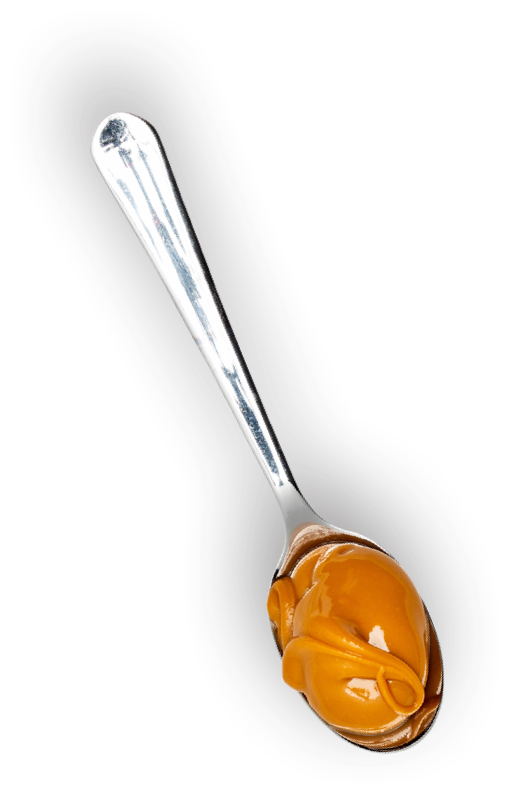 Albie's Product, 'Wowbutter', on a spoon